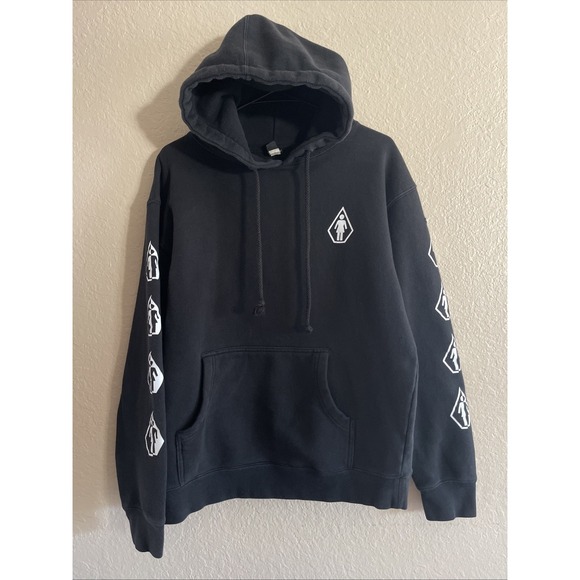 Volcom Other - Volcom Girl Skateboard Collab‎ Black Hoodie Men's M